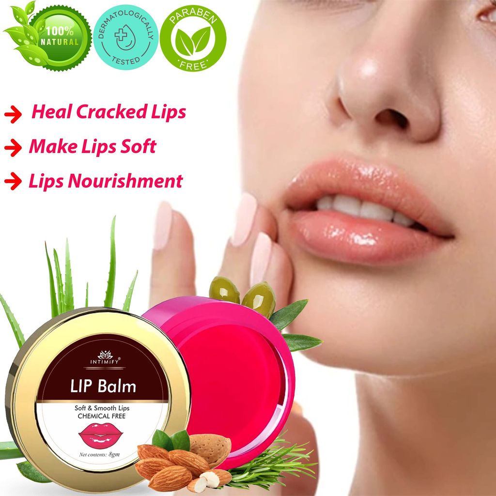 Intimify Lip Balm, Heal Cracked Lips, Moisturize Lips, Lips Nourishment 8 gm view 2