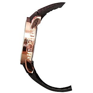 Men Wemda Golden Black Analog Daily Watches view 2