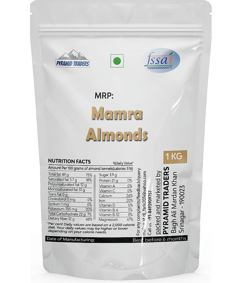 Pyramid Traders Mamra Almonds 1 kg view 2