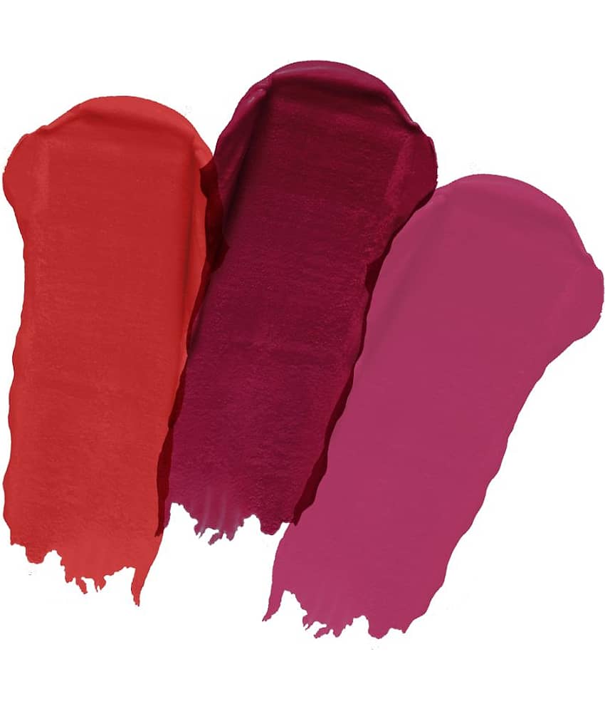 Perpaa Powerstay Liquid Matte Lipstick Richly Pigmented 8 Shades Non Transfer, Smudge Proof, Water Proof, Longlasting,Pack of 3 view 2