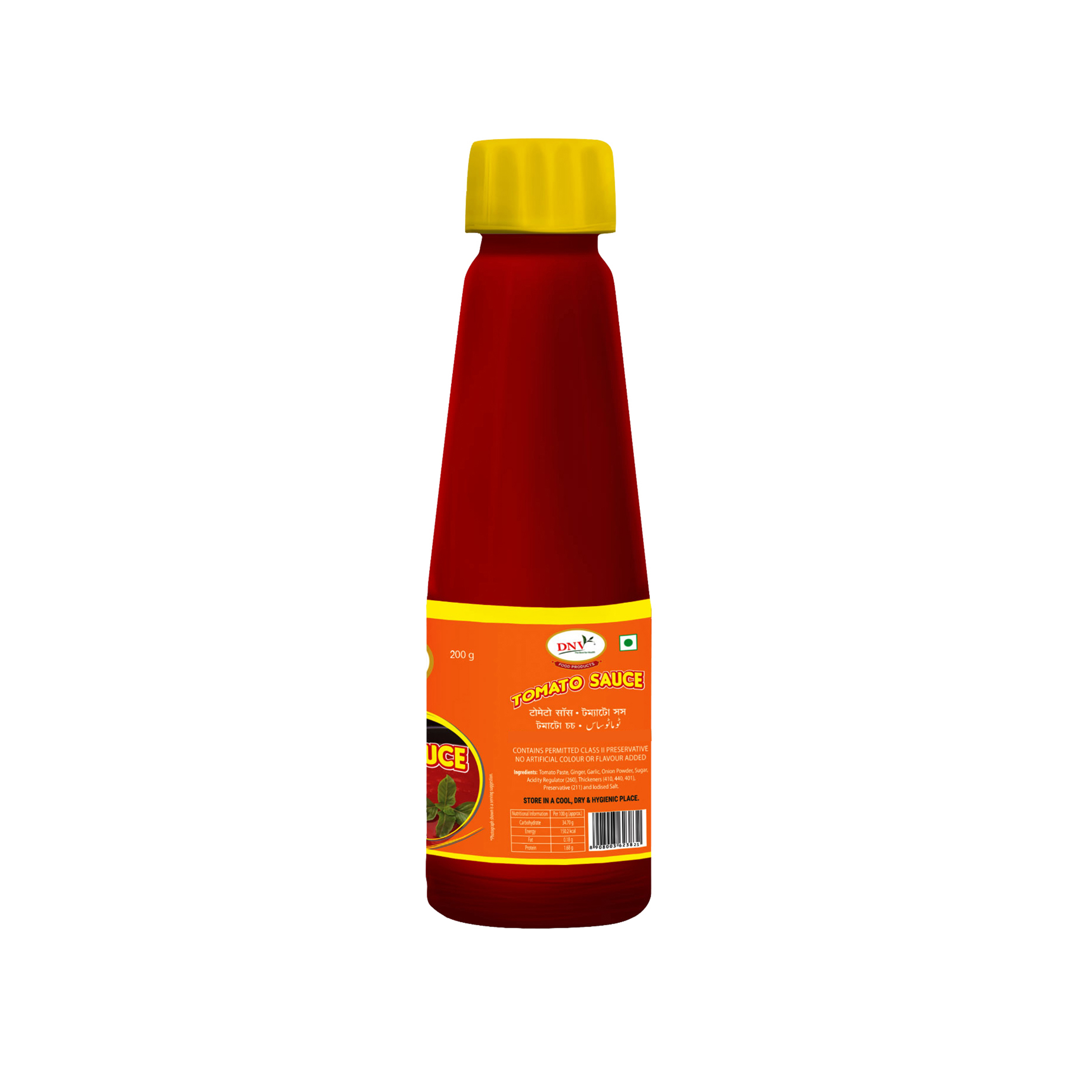 DNV Foods Sauce Tomato, 200 gm view 2