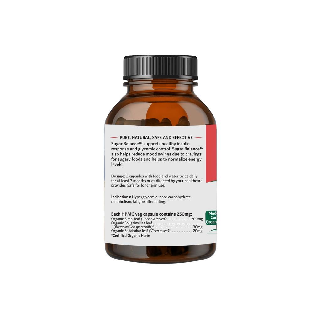 Organic India Healthy Insulin Response Sugar Balance - 180 Capsules view 2