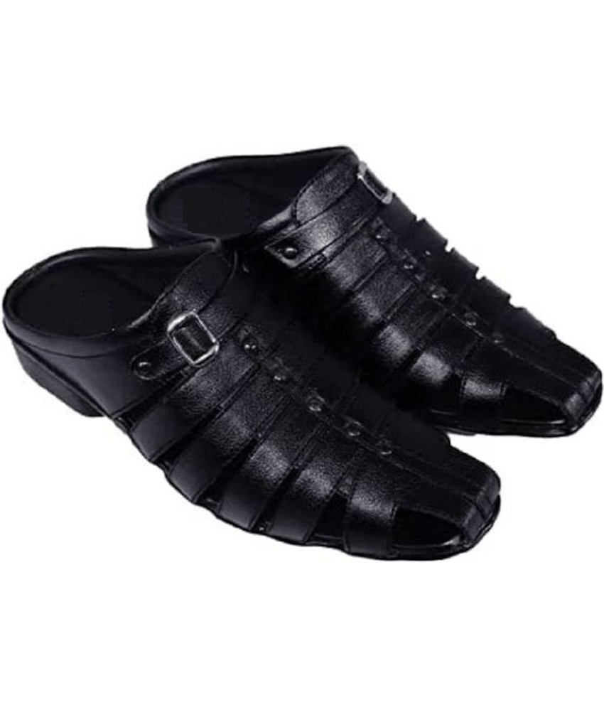 INFINITRENZ - Black Men's Sandals