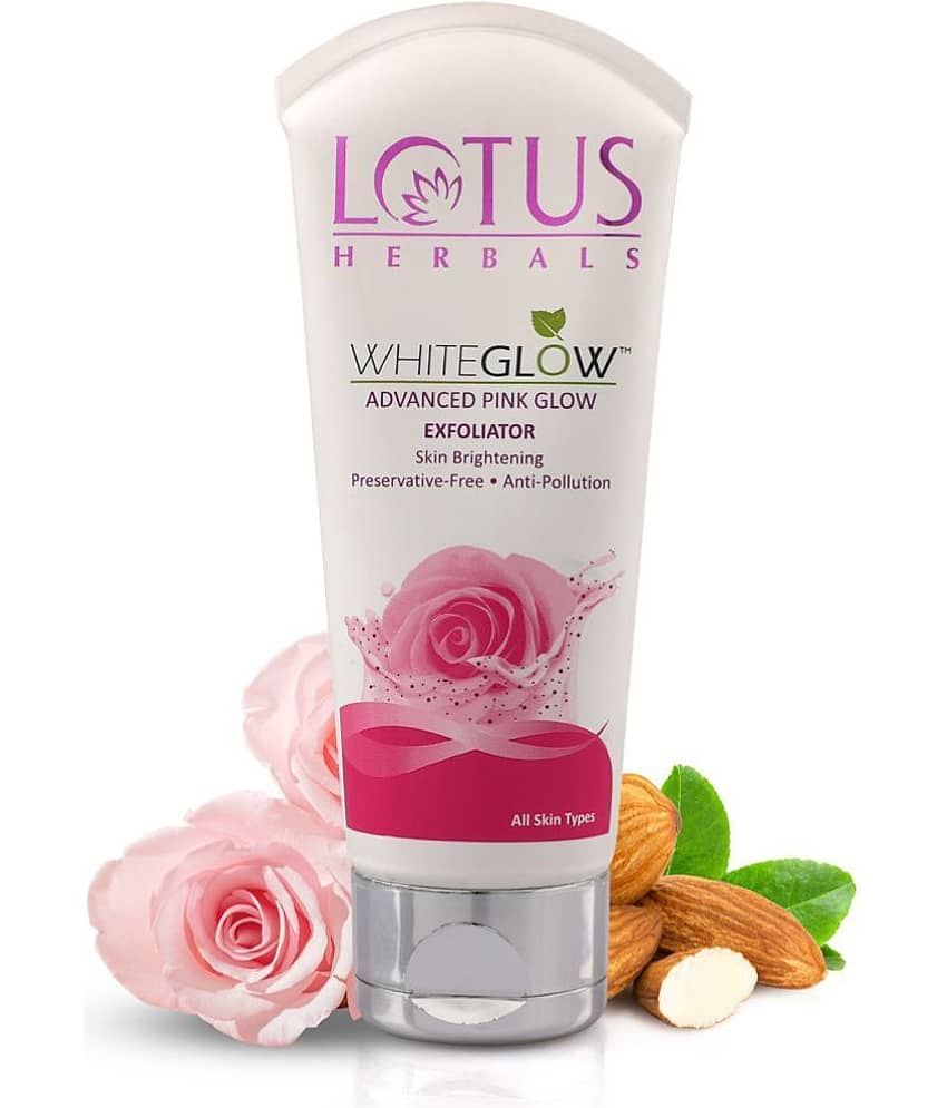 Lotus Herbals Whiteglow Advanced Pinkglow Exfoliator , Brightens Skin , 100G view 2