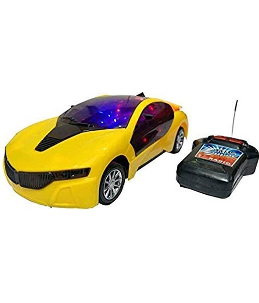 Fast Modern 3D light cars for kids Remote control COLOR MAY VARY view 2