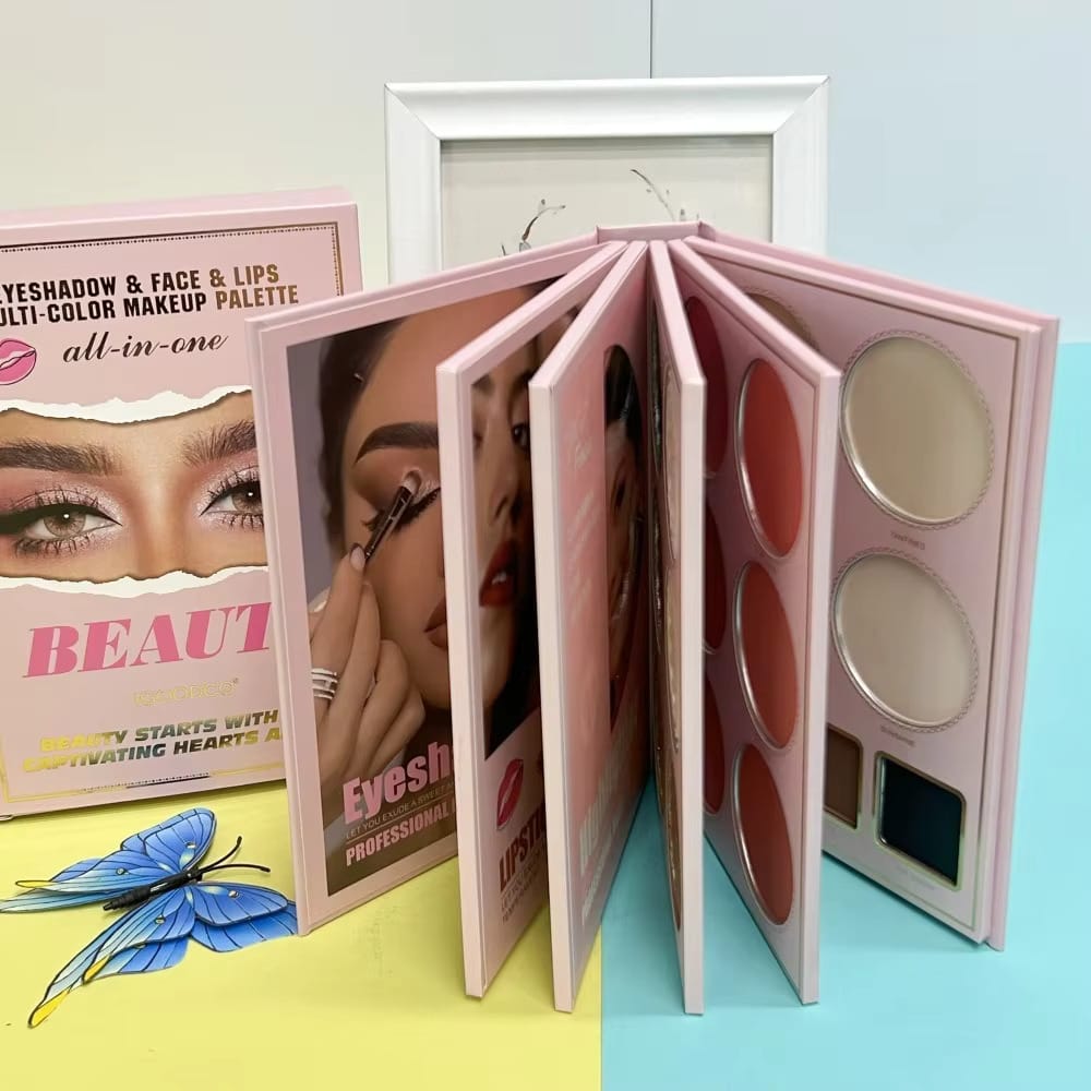 Eyeshadow, Face, and Lip Makeup Palette - All-in-One view 2