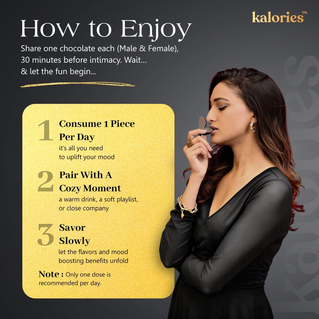 Kalories Love Intimacy Dark Chocolate view 2