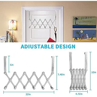 Unv Stainless Steel Over The Door Hanger,Door Hangers For Clothes view 2