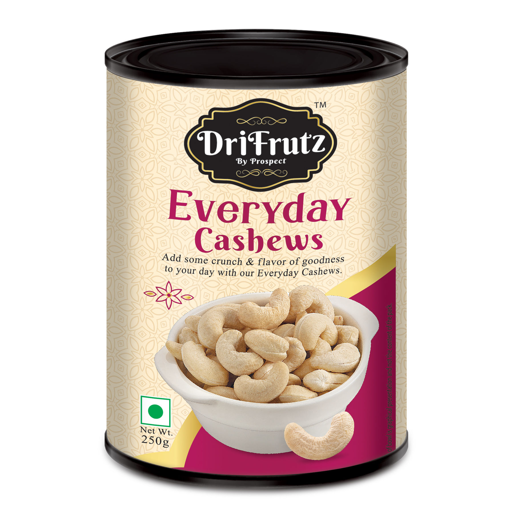 DriFrutz Everyday Cashews, 250 gm