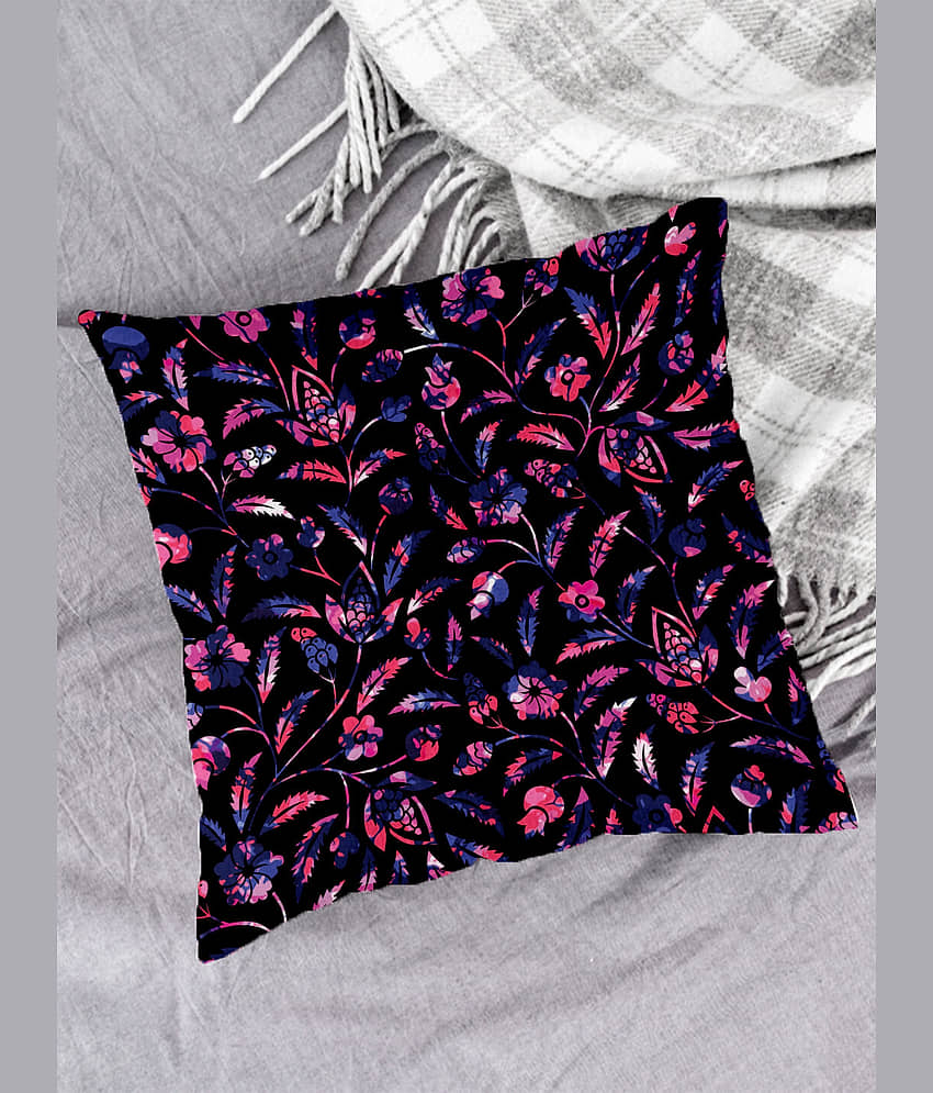 Houzzcode - Water Repellent Blue Polyester Pillow Covers 40x40x3 ( Pack of 1 ) view 2