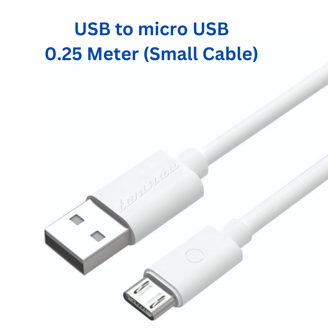 Twance TM23W PVC - USB to micro USB fast charging and data sync Cable, 0.25 Meter