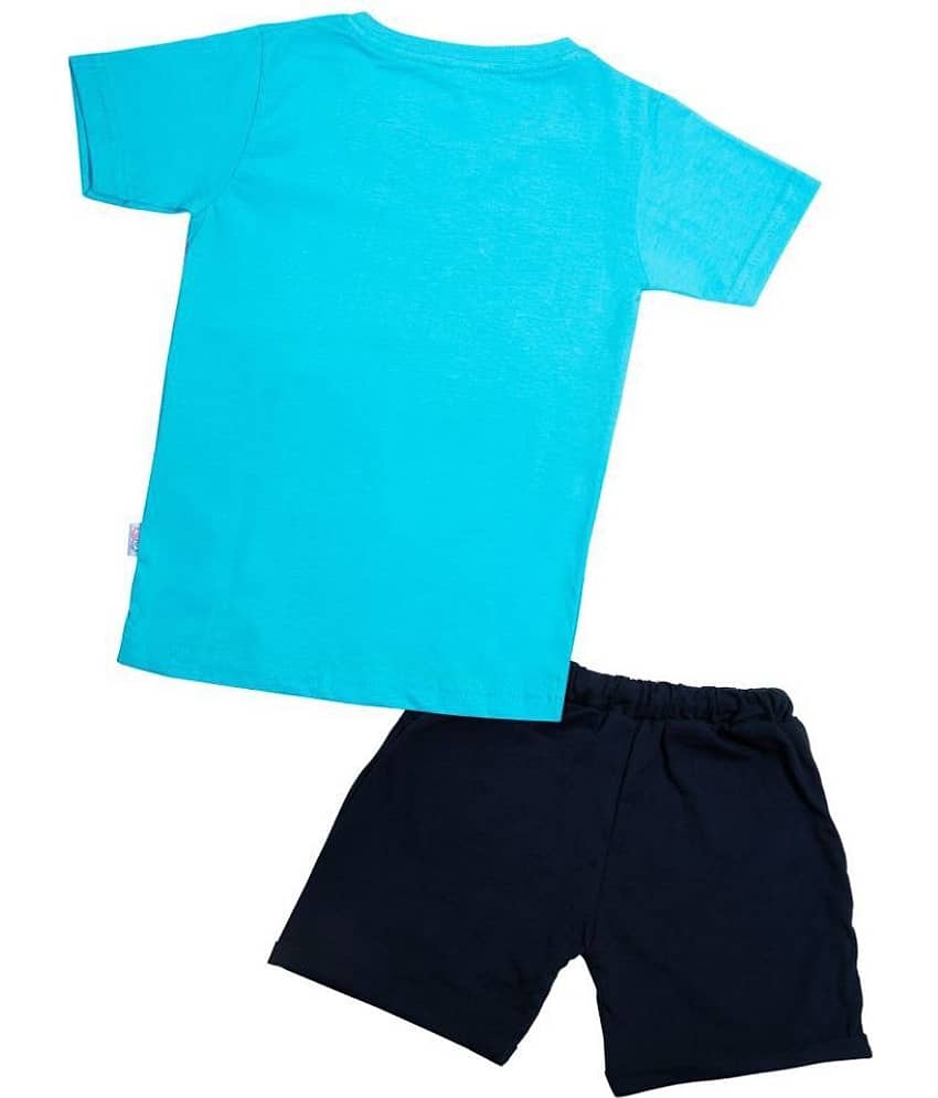 CATCUB Pack of 1 Boys Cotton Set ( Blue ) view 2