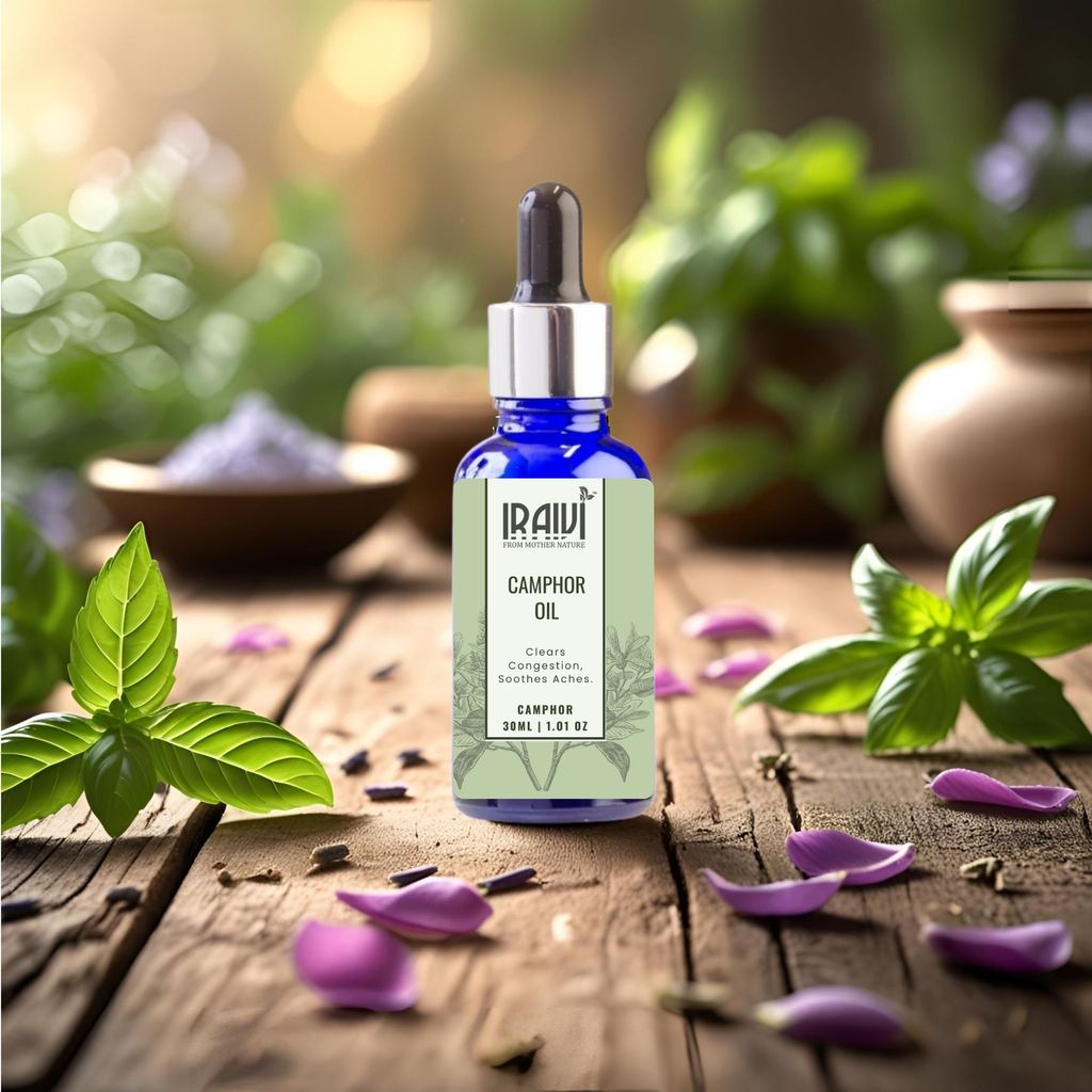 Iraivi Premium Camphor Oil | Pure & Natural by Iraivi Organics view 2
