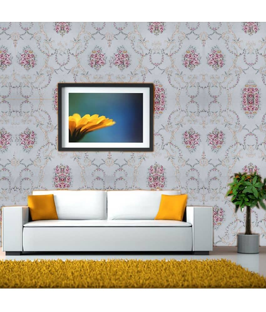 KAAF - Floral Wallpaper ( 40 x 500 ) cm ( Pack of 1 ) view 2