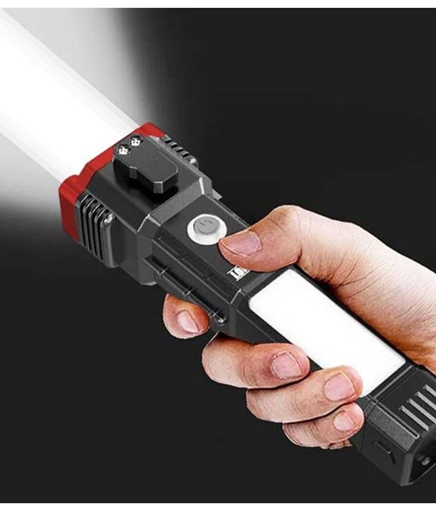 GIT - let light - Hammer Light 3W Rechargeable Flashlight Torch ( Pack of 1 ) view 2