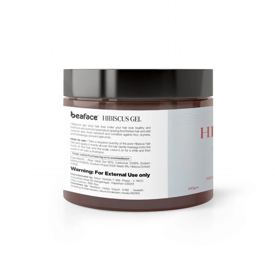 Hibiscus-gel-hydrates-soothes-scalp-dandruff-hair-mask view 2