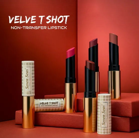 Velvet Shot Non-Transfer Lipstick | 14-Hour Long Lasting & Waterproof. Gossip Girl (104) view 2