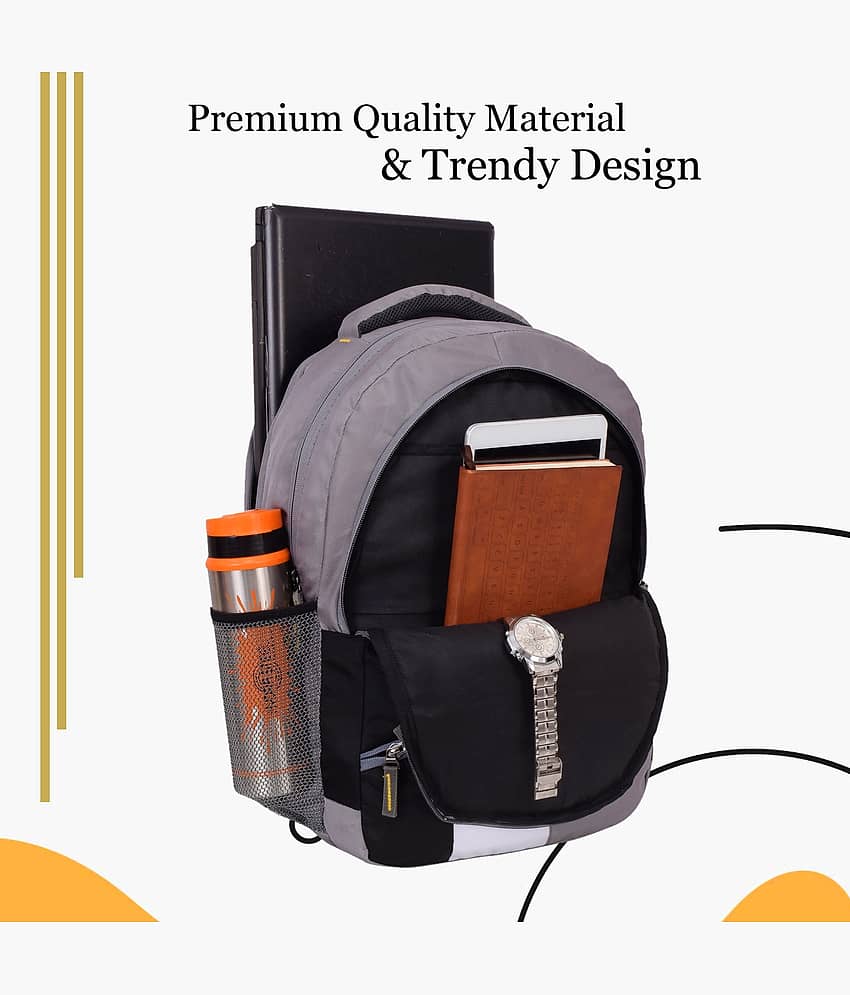 Kyros GREY Polyester Backpack ( 45 Ltrs ) view 2