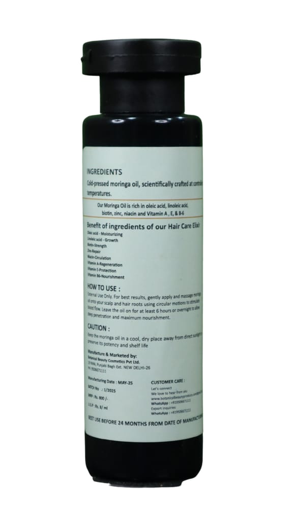 Botanical Beauty Moringa Hair Care Elixir 100ml view 2