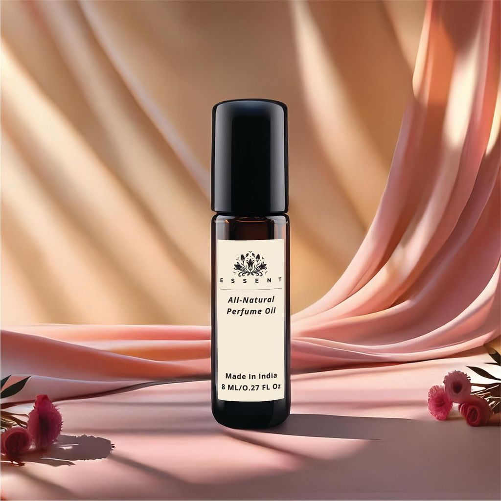 Essent IN2U For Him Roll-On Attar | Inspired by Kalvin Clein IN2U For Him | Unisex Citrus & Woody Perfume Oil | Fresh Lemon, Cactus & Amber Scent | Long-Lasting 0.27 fl. oz. (8 ml)