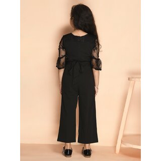 Kids Cave Solid Girls Jumpsuit view 2