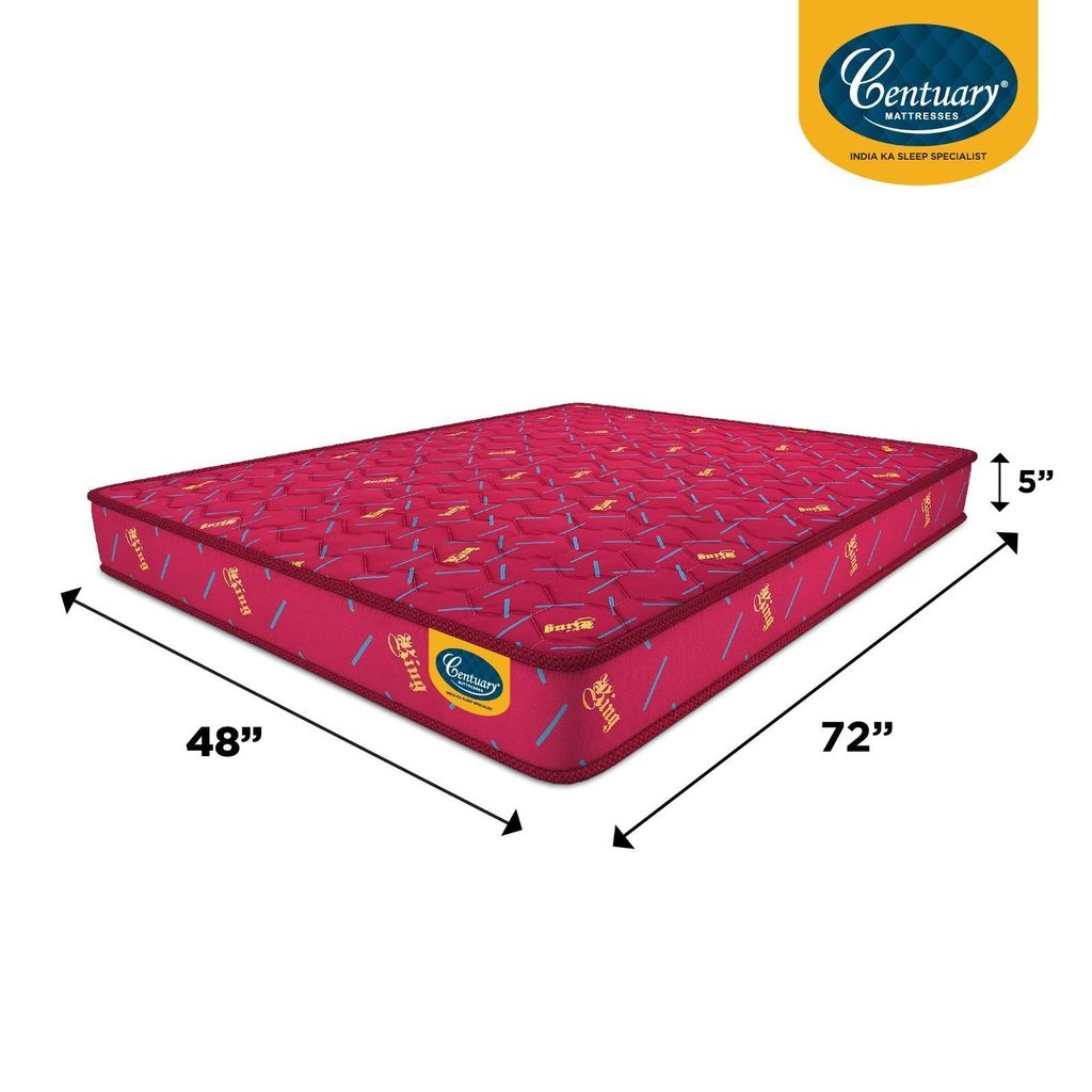 Centuary Mattresses King Coir Reversible Orthopedic 5 Inch Coir Mattress view 2