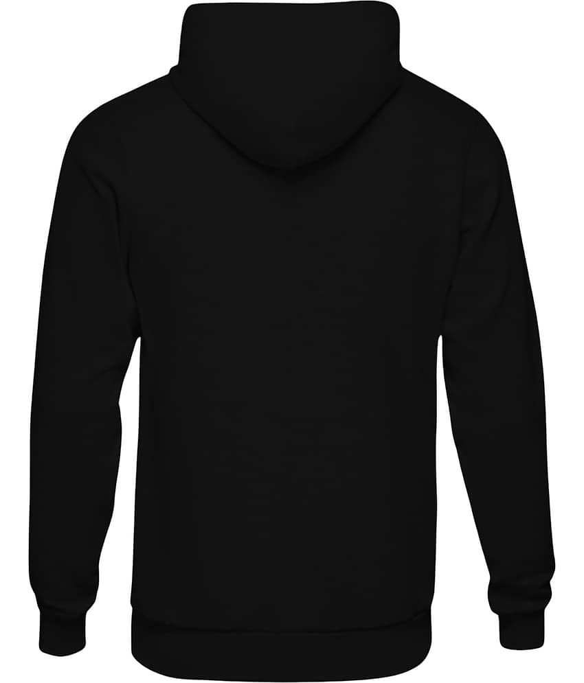 fashion and youth Cotton Blend Hooded Men's Sweatshirt - Black ( Pack of 1 ) view 2