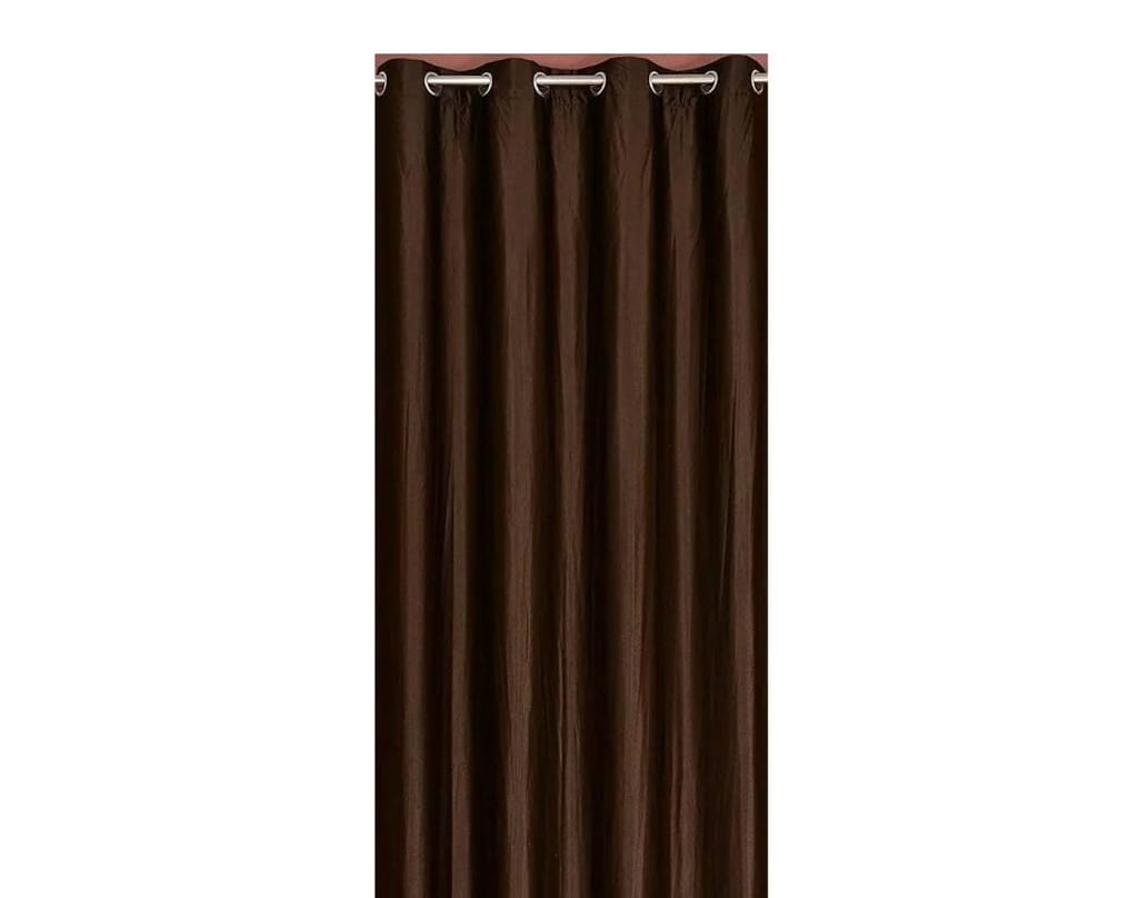 Luxury Brown Curtains for Living Room - Set of 4 view 2
