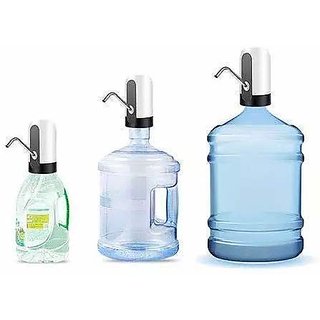 Automatic Wireless Water Can Dispenser Pump for 20 Litre Bottle Can (Black) view 2