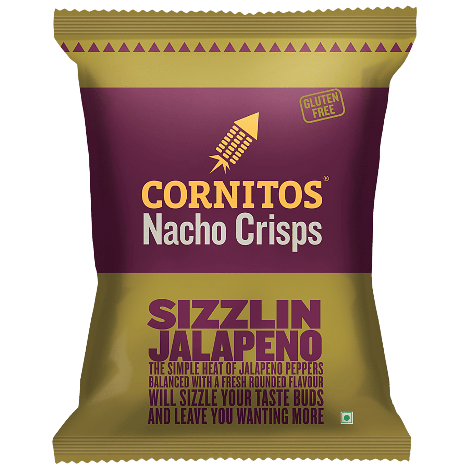 Cornitos Sizzlin Jalapeno Nacho Chips, 150 G Pouch
