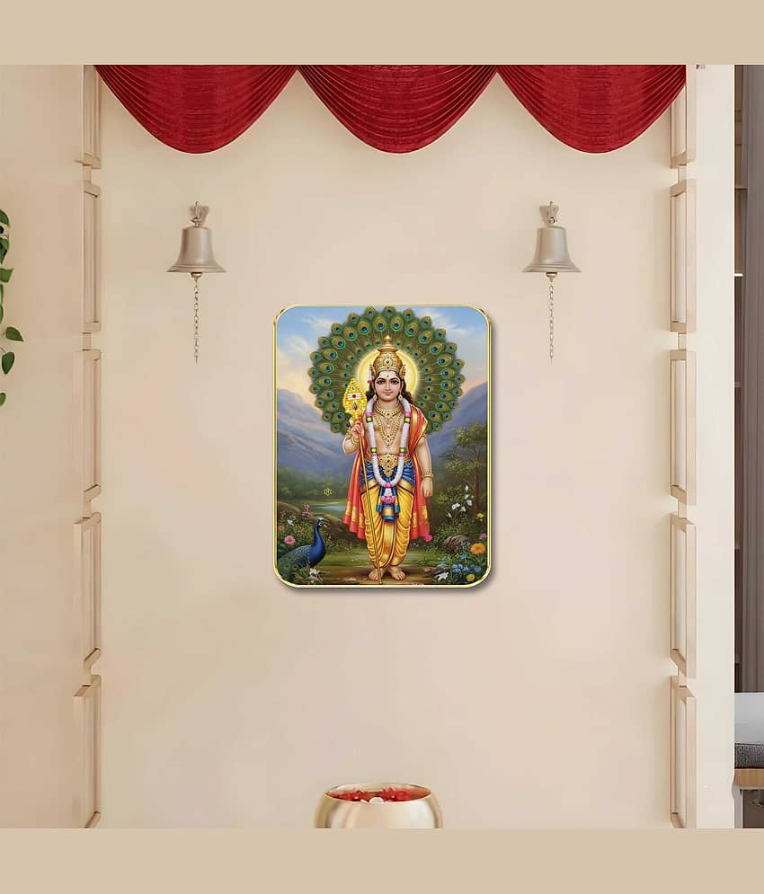 Livin'luxe Lord Murugan MDF Wall Art with Table Top Stand view 2