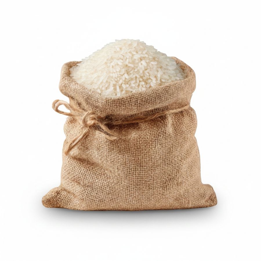 Premium Quality White Rice - 100 kg - One burlap sack of rice view 2