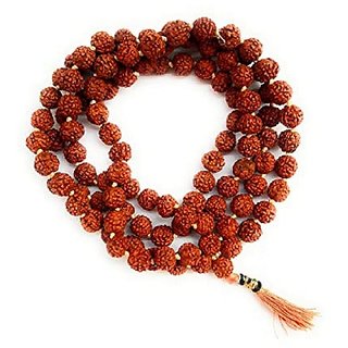 CEYLONMINE- IGL Natural & Original Rudraksha Shiv Shakti beads mala for Unisex
