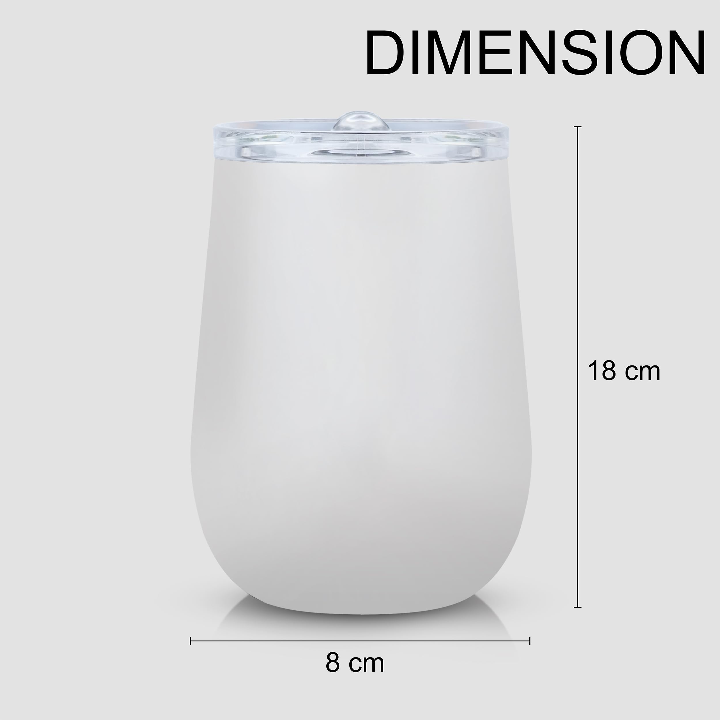 The Wallet Store Brew Bliss Vacuum Insulated Coffee Mug - White view 2