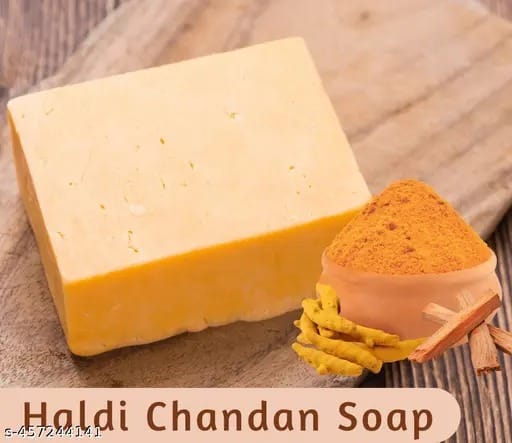 Haldi Chandan Skin Lightening and Brightening Soap Pack of 2 view 2