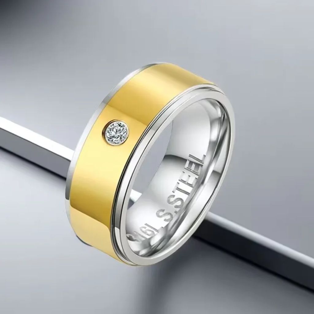 Daily Horizon Band - Men Surgical Steel Band Ring