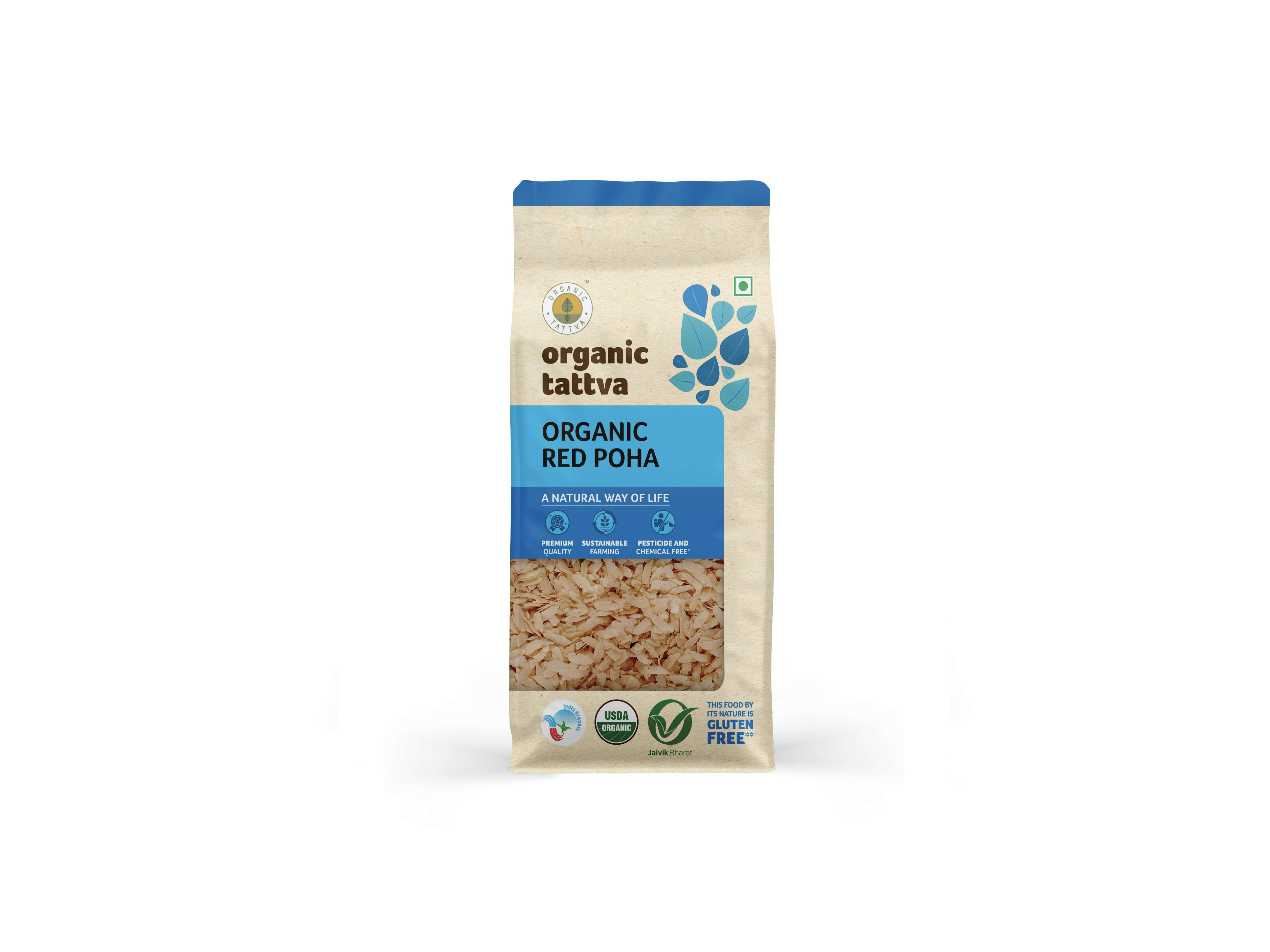 Organic Red Poha 500g