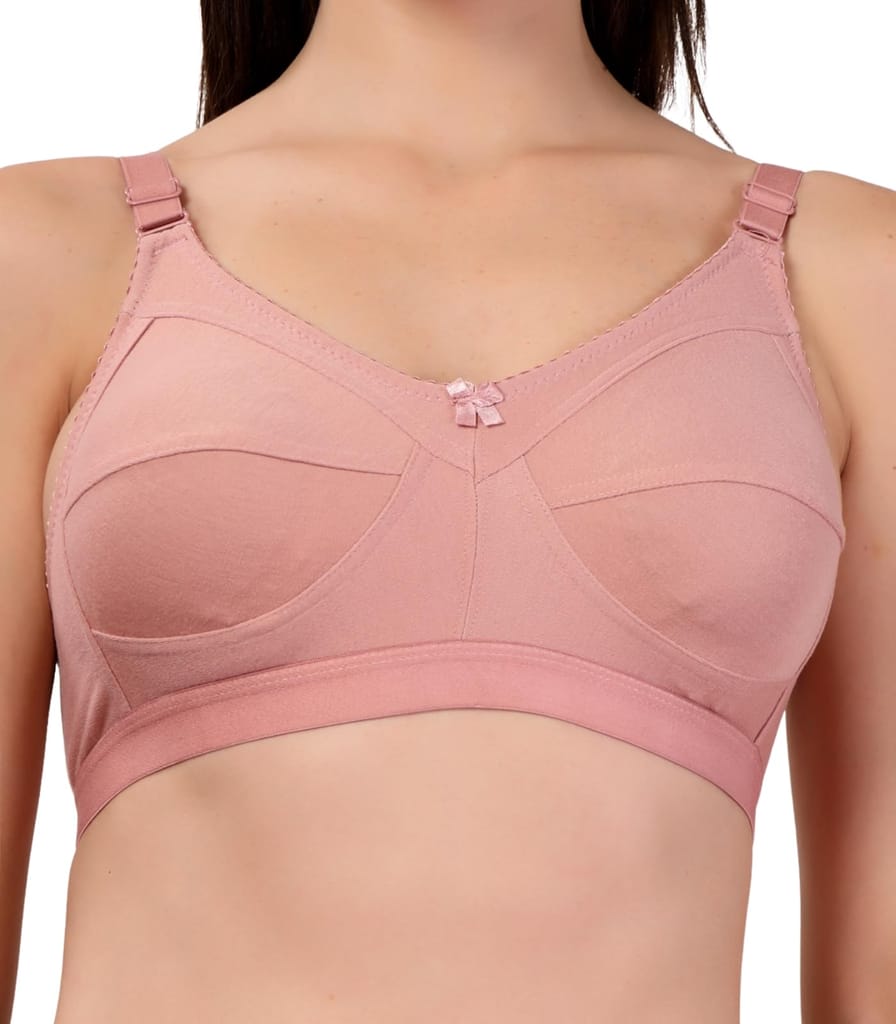 ADORNSTAR Women's Cotton Non-Padded Full Coverage Bra view 2