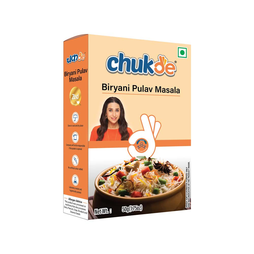 Chukde Spices Biryani Pulav Masala, 50 gm view 2