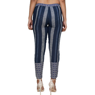 Yes Ten Stirped Cotton Trousers And Pants For Girls And Womens view 2