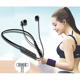 Rockers BT Max Bluetooth Wireless in Ear Earphones with Mic, Magnetic Neckband Bluetooth Headset view 2