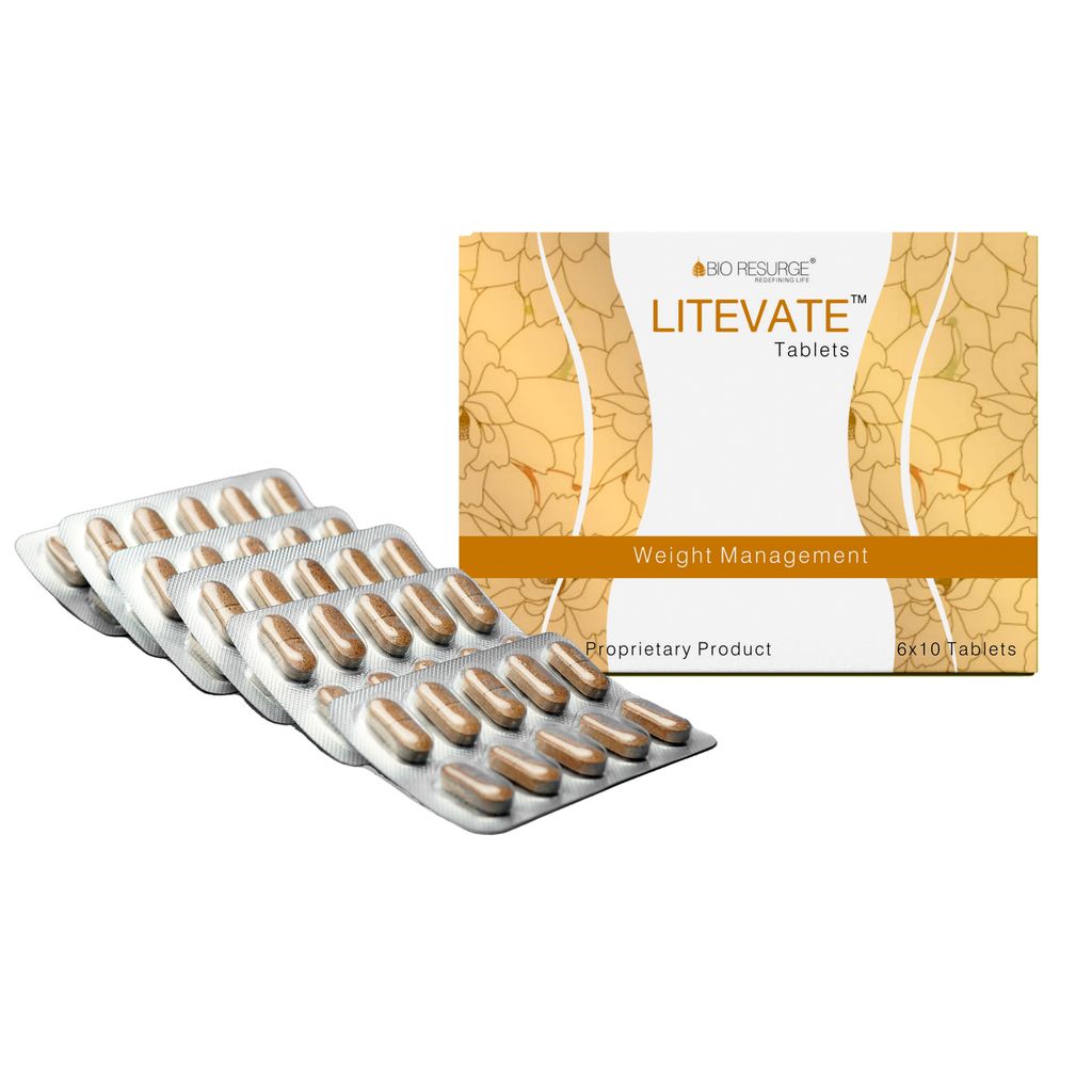 Bio Resurge Life Litevate Tablet for weight Management and weight loss, faster metabolism and reduced water retention (Pack of 1, 60 Tablets) view 2