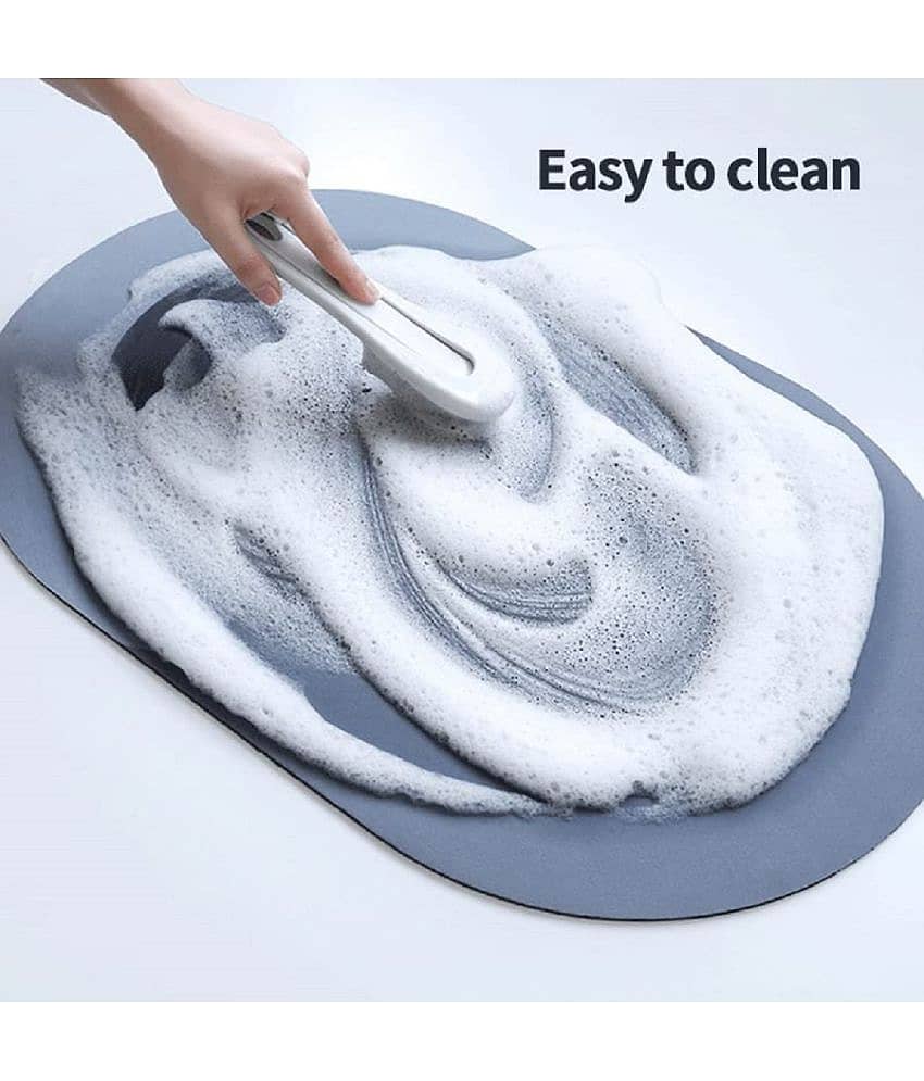 RAMDEV ENTEPRISE Microfibre Bath Mat 40x60 cm ( Pack of 1 ) - Multi view 2