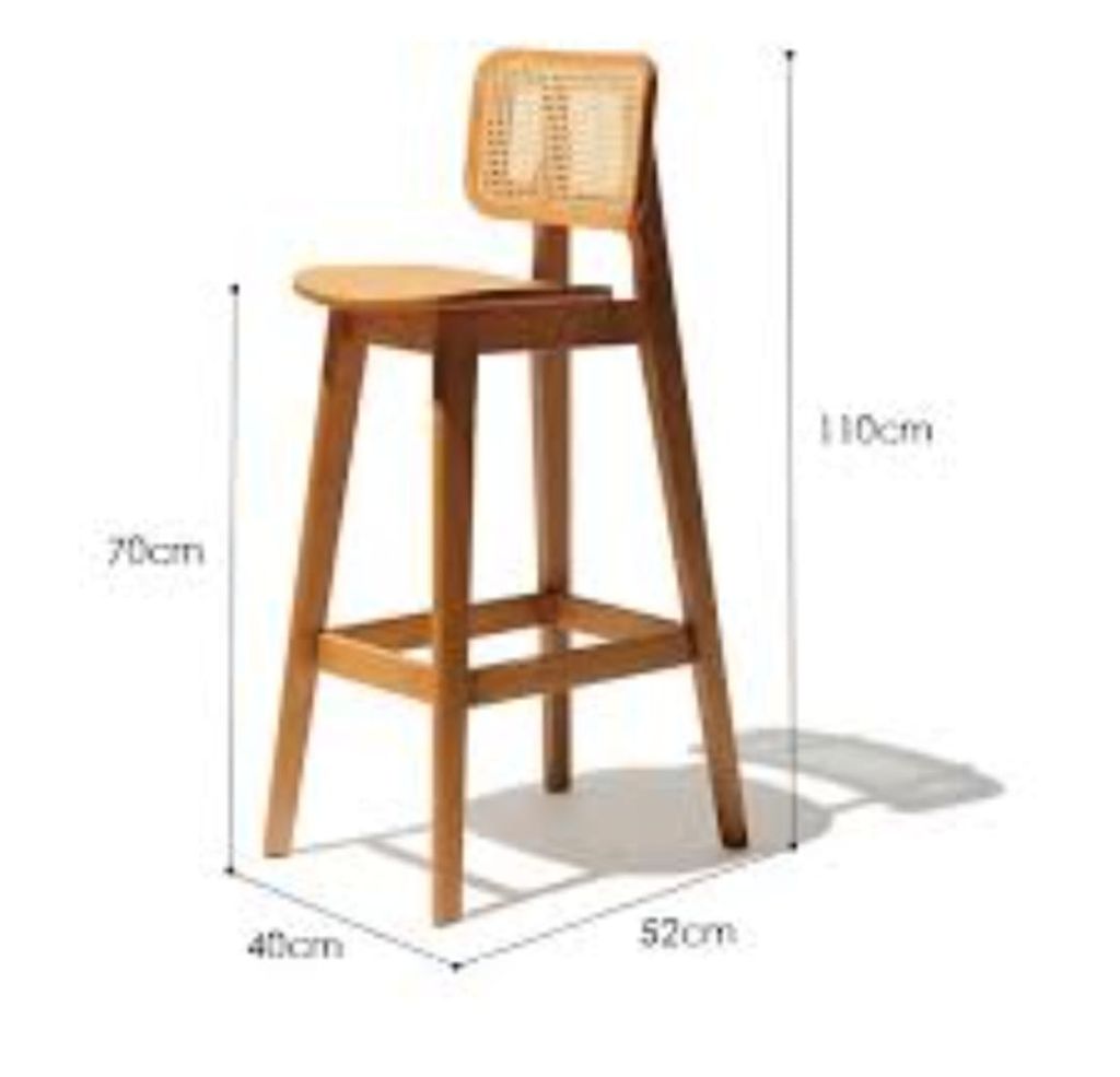 Galway Cane Bar Stool in Natural view 2