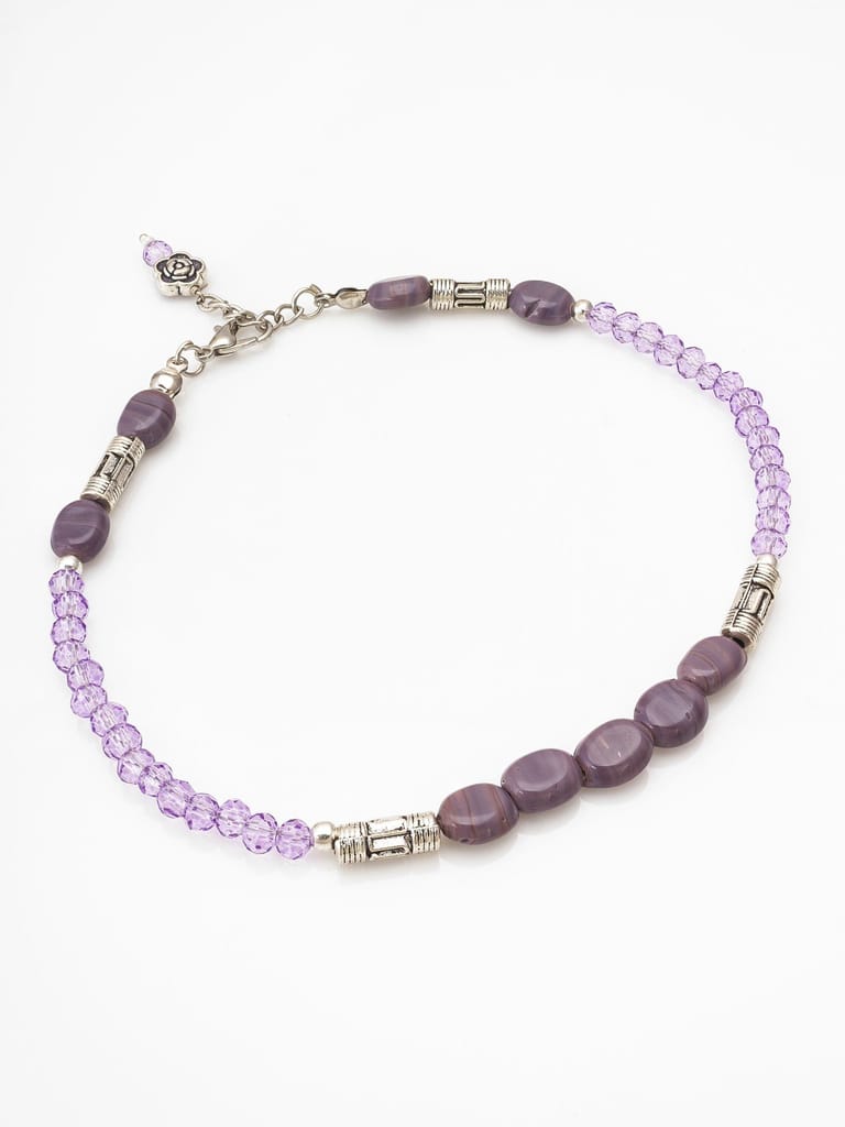 Morison Triple Strand Crystal Anklet Sparkling and Elegant view 2