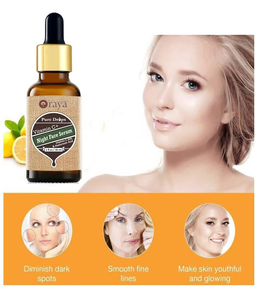 ORAYA Anti Ageing Advanced Face Serum For Skin Brightening & Glowing Skin Face Serum SPF 30 60 g Pack of 2 view 2