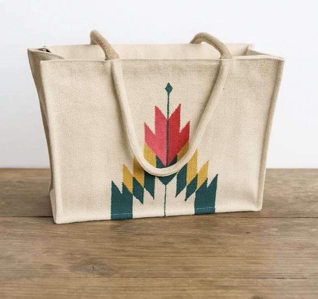 Craftinence® Boho Sutra - Tulip Shoulder Bag for women - Tote Bag - Handwoven Artisanal Bag view 2