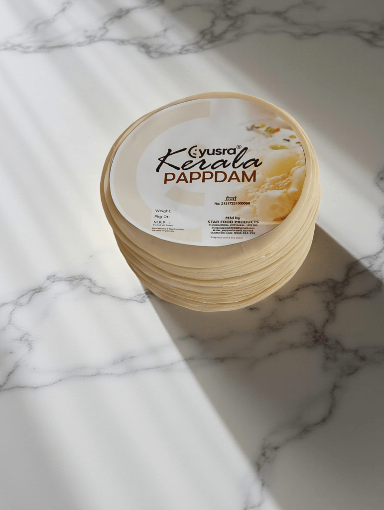 Yusra Kerala Pappdam 400 GM (Stack)
