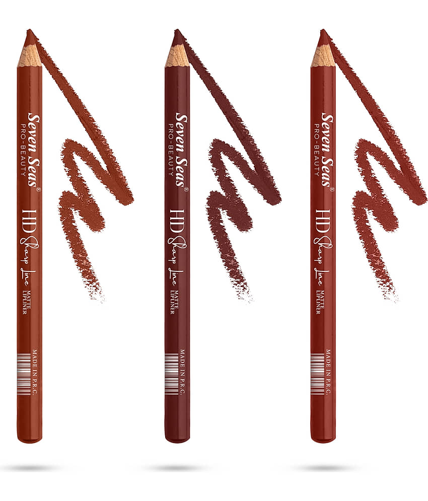 Seven Seas HD SHARP LINE Lip Liner Pencil Nude Pack of 3 4 view 2
