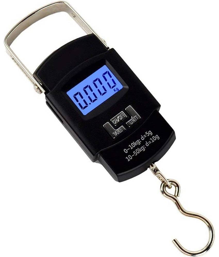 Electronic Digital Multi Purpose Hanging Weighing Scale up to 50Kg A08 Digital Luggage Weighing Scales Weighing Capacity - 1 Kg view 2